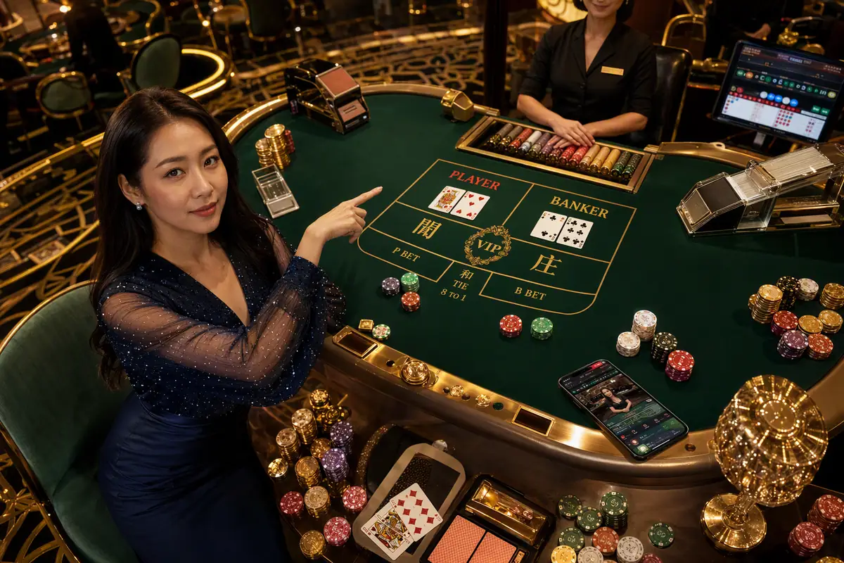 kkm77 Live Casino Baccarat ဂိမ်း